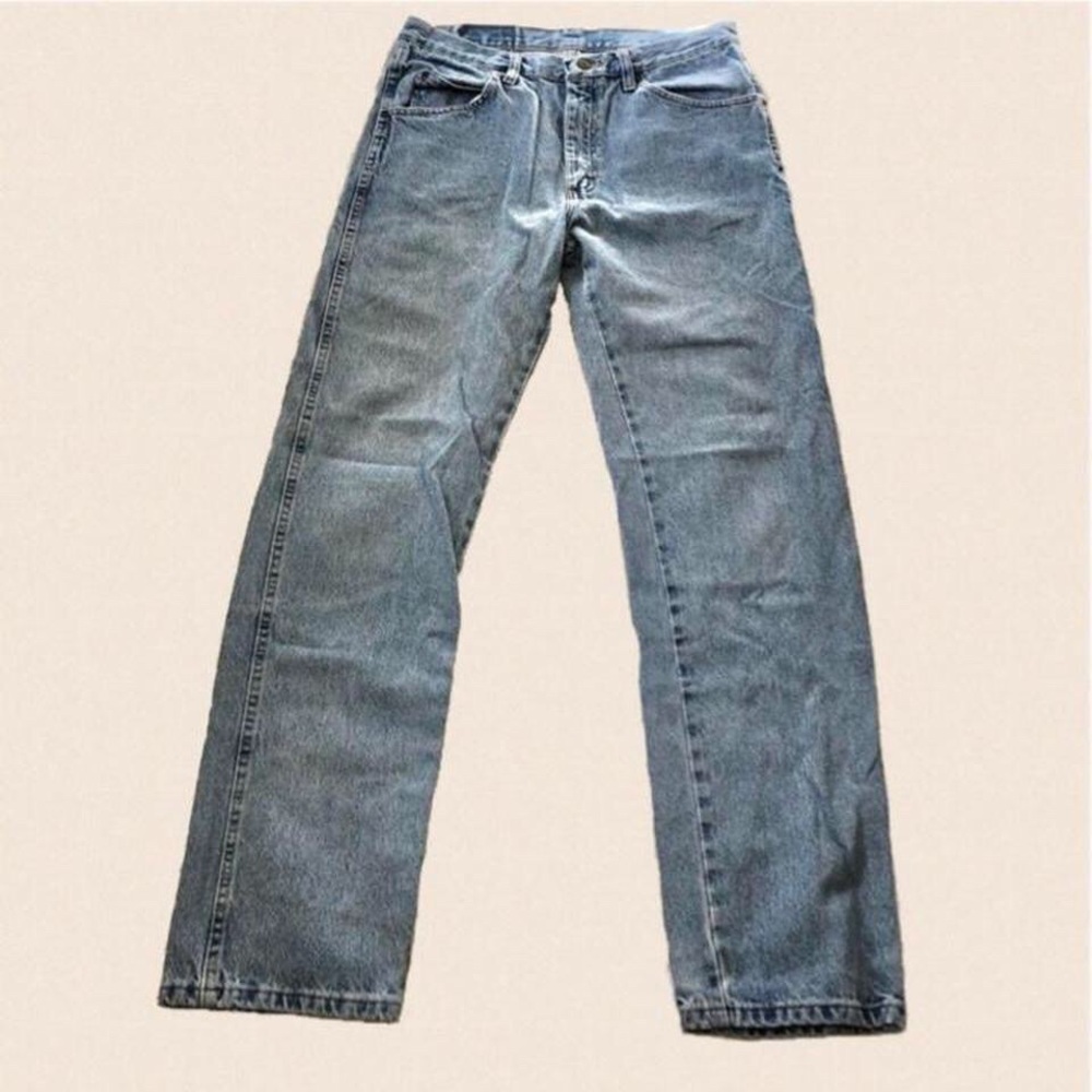 tall wrangler blue jeans - Picture 2 of 4